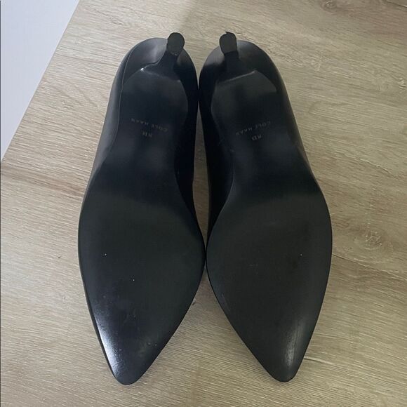 Cole Haan Black Leather Heels - Picture 6 of 8